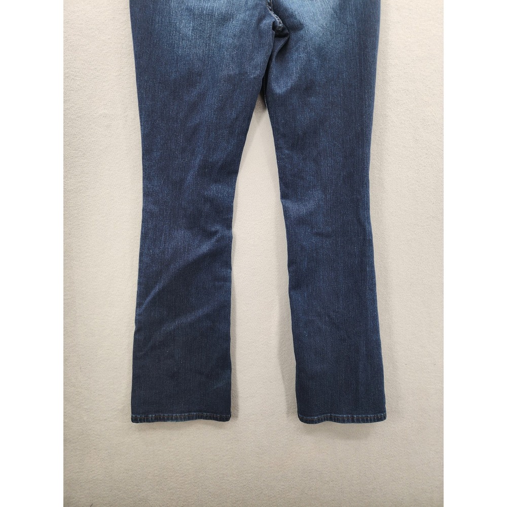 Lee Riders Womens Bootcut Jeans Dark Wash Indigo Stretch Denim Mid Rise Size 10 - Picture 8 of 12